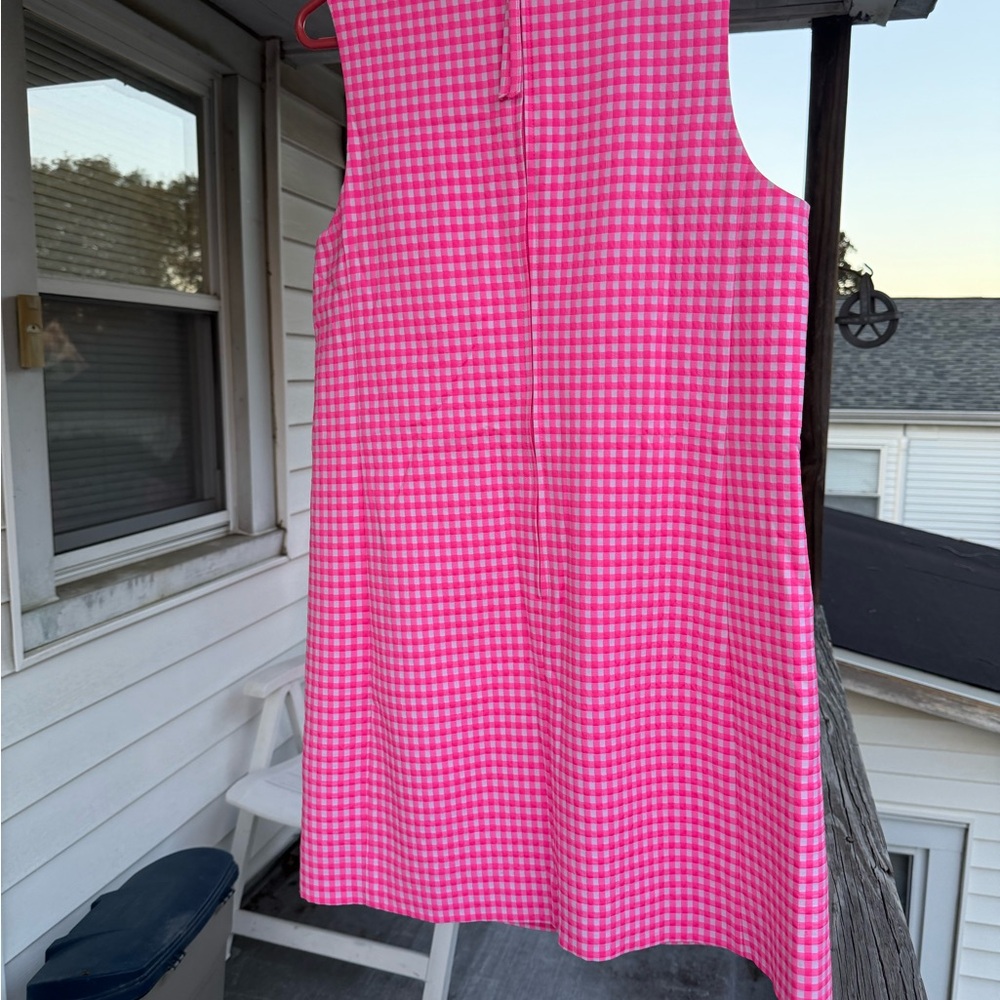 Lilly Pulitzer Pink Checkered Mini Dress - Picture 3 of 5